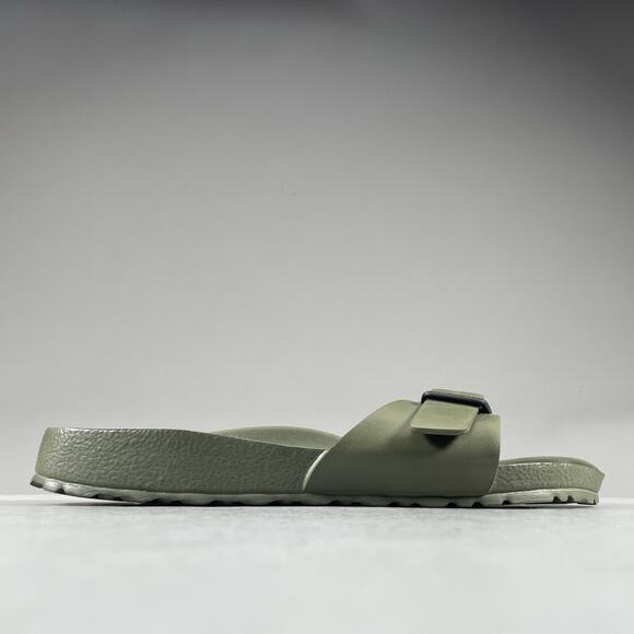 Mens 8 Womens 10 Birkenstock Madrid Essentials Green Slip On Slide Casual Sandal - Picture 5 of 8